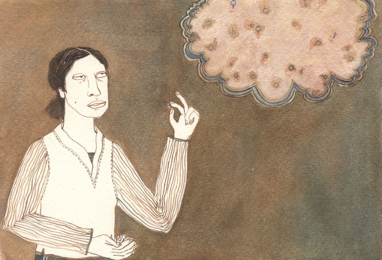 Dhruvi Acharya - an Indian artist, known for her psychologically complex and visually layered paintings. 3 Talentsofworld Articles | www.talentsofworld.com