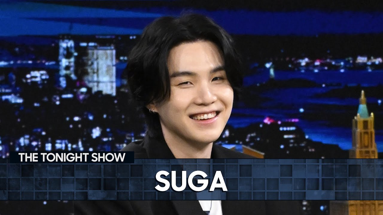 Suga from BTS on ‘Tonight Show’