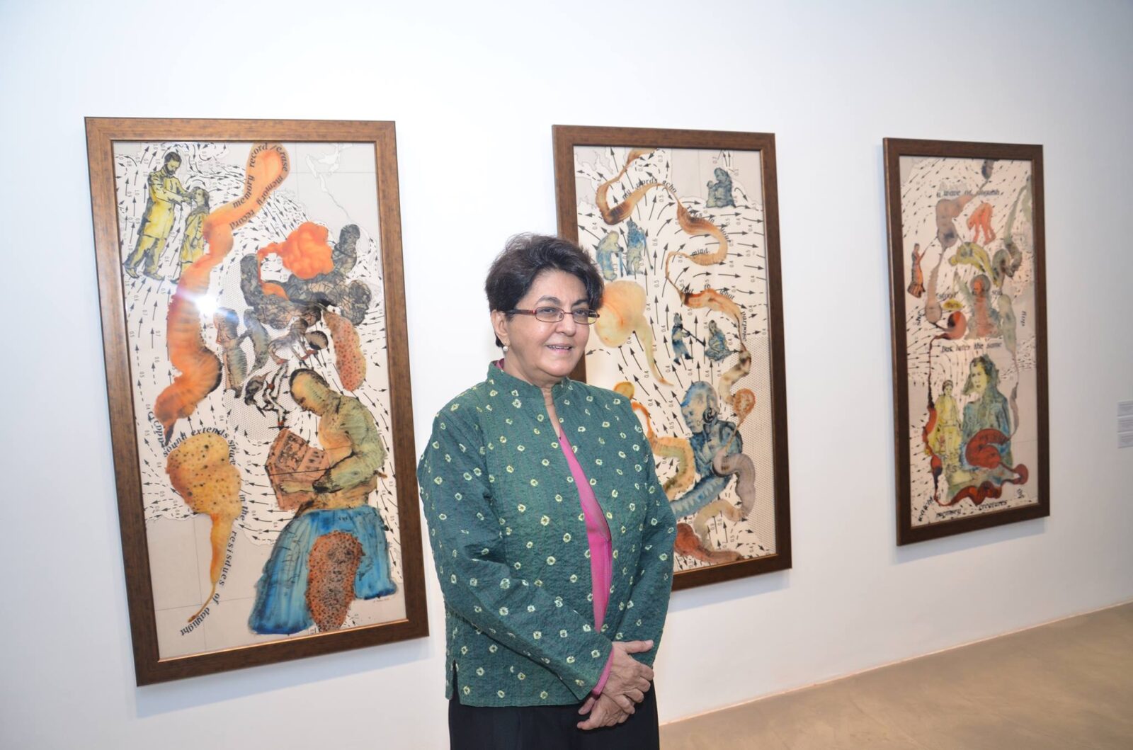 Nalini Malani - is a contemporary Indian artist widely acknowledged to be among the country's first generation of video artists.