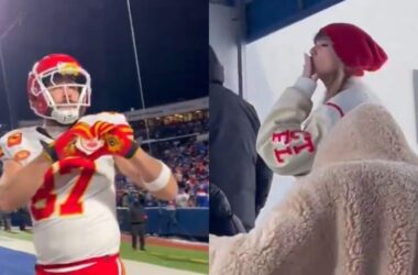 Taylor Swift blows kisses to booing Bills fans, karma served with a side of Kelce's double touchdowns 14 www.talentsofworld.com | Talentsofworld Articles