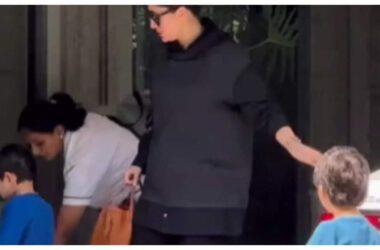 Kareena Kapoor Khan looks stylish as she visits Randhir Kapoor with Taimur Ali Khan, while naughty Jeh has all our attention-Watch | Hindi Movie News - Times of India 13 www.talentsofworld.com | Talentsofworld Articles