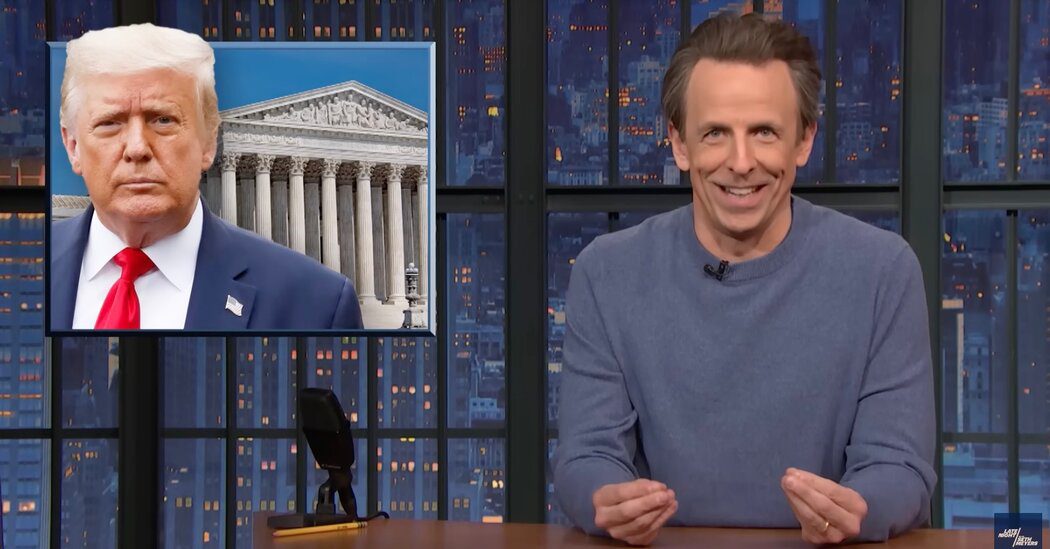 Seth Meyers Tackles the Supreme Court’s Trump Hearing 8 www.talentsofworld.com | Talentsofworld Articles