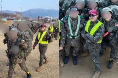 BTS' J-Hope proudly leads soldier trainees in 20 km ruck march as drill instructor: Photos 5 www.talentsofworld.com | Talentsofworld Articles