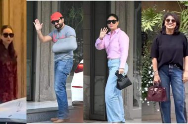Kareena Kapoor Khan, Saif Ali Khan, Neetu Kapoor, Karisma Kapoor spotted at Randhir Kapoor's house for his pre-birthday celebrations - WATCH video | - Times of India 13 www.talentsofworld.com | Talentsofworld Articles