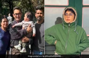 Aamir Khan With Ex-Wife Kiran Rao And Son Azad Spotted In Mussoorie