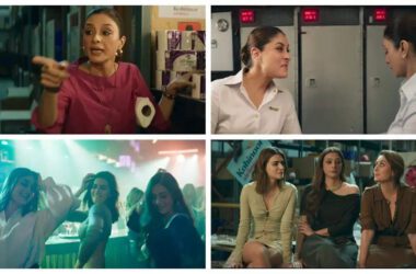 Crew Teaser: Tabu's 'mungfali' scene and Kareena Kapoor Khan's antics wins hearts; fans say 'This trio is going to SLAY' | - Times of India 9 Crew Teaser: Tabu's 'mungfali' scene and Kareena Kapoor Khan's antics wins hearts; fans say 'This trio is going to SLAY' | - Times of India