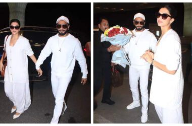 Deepika Padukone looks radiant in white as she makes her first public appearance with Ranveer Singh at the airport after baby announcement - See photos | - Times of India 22 Deepika Padukone looks radiant in white as she makes her first public appearance with Ranveer Singh at the airport after baby announcement - See photos | - Times of India