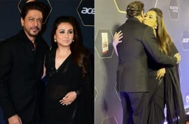 Shah Rukh Khan And Rani Mukerji Met, Hugged And Lit Up This Red Carpet With Rahul-Tina Vibes