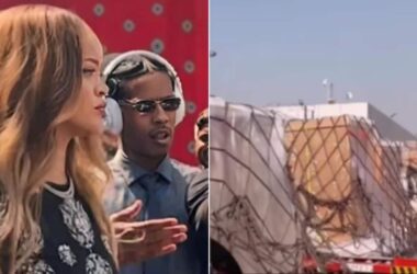 Rihanna jokingly reveals a missing item in viral video of her 12-foot ‘massive' luggage in India 14 Rihanna jokingly reveals a missing item in viral video of her 12-foot ‘massive' luggage in India