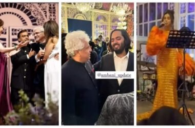 From Mukesh Ambani's welcome speech, Anant Ambani's dapper look to Shibani Dandekar's performance: Inside photos from Anant Ambani-Radhika Merchant's starry cocktail night | - Times of India