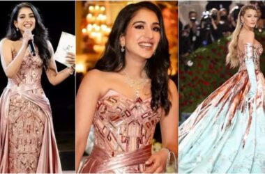 Radhika Merchant stuns in bespoke Versace gown previously donned by Blake Lively for Met Gala | - Times of India 15 Radhika Merchant stuns in bespoke Versace gown previously donned by Blake Lively for Met Gala | - Times of India