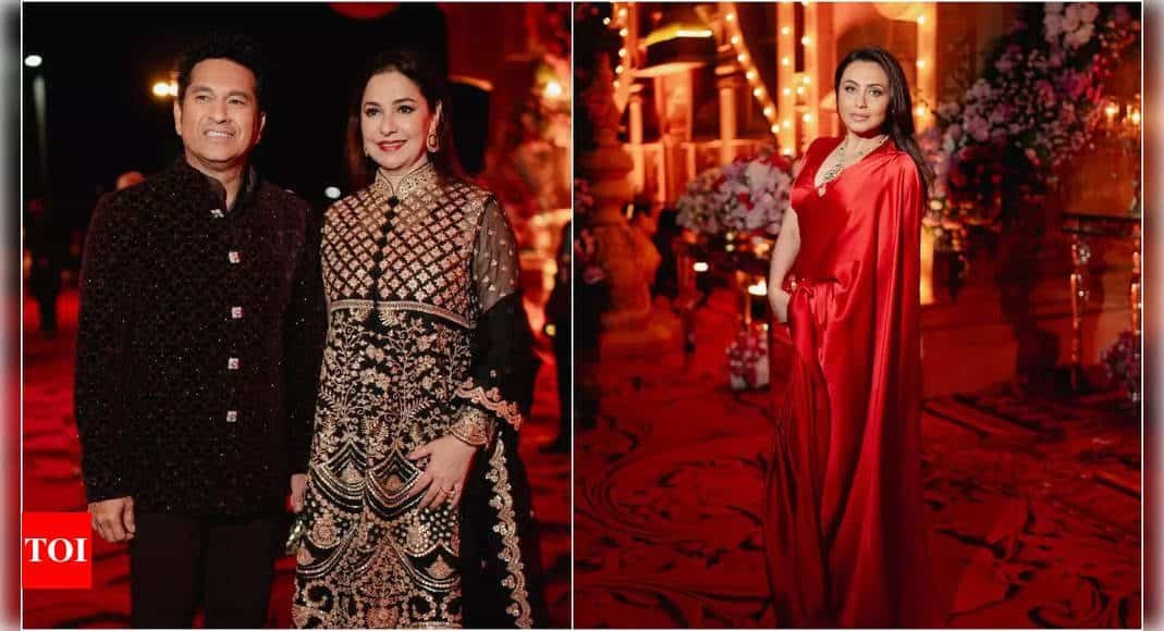 Celebs shine in ethnic outfits to conclude day 2 of Anant Ambani and Radhika Merchant's pre-wedding celebration | - Times of India