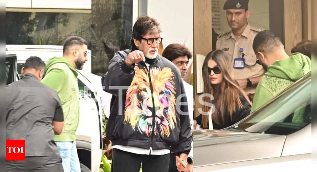 Amitabh Bachchan, Abhishek and Aishwarya Rai Bachchan, Aaradhya, Shweta Nanda and Agastya jet off to Jamnagar for Anant-Radhika's pre-wedding festivities - PICS inside | - Times of India 8 Amitabh Bachchan, Abhishek and Aishwarya Rai Bachchan, Aaradhya, Shweta Nanda and Agastya jet off to Jamnagar for Anant-Radhika's pre-wedding festivities - PICS inside | - Times of India
