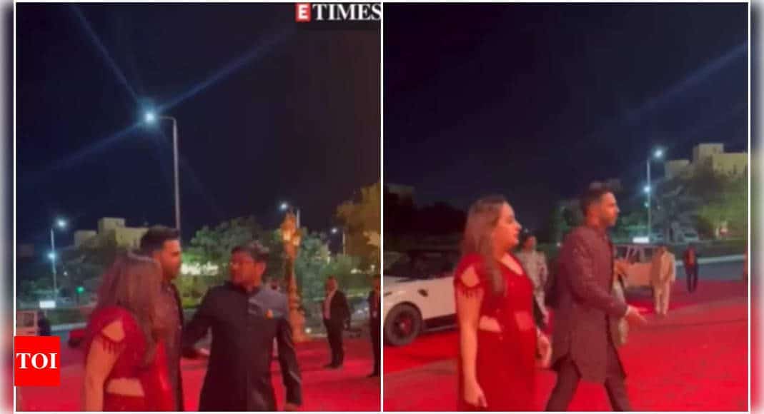 Varun Dhawan and Natasha Dalal's stylish entry steals limelight at Anant Ambani-Radhika Merchant's pre-wedding celebrations | - Times of India 8 Varun Dhawan and Natasha Dalal's stylish entry steals limelight at Anant Ambani-Radhika Merchant's pre-wedding celebrations | - Times of India