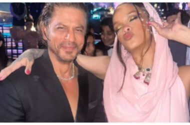 Shah Rukh Khan and Rihanna's picture from Anant Ambani and Radhika Merchant's pre-wedding bash goes viral | Hindi Movie News - Times of India