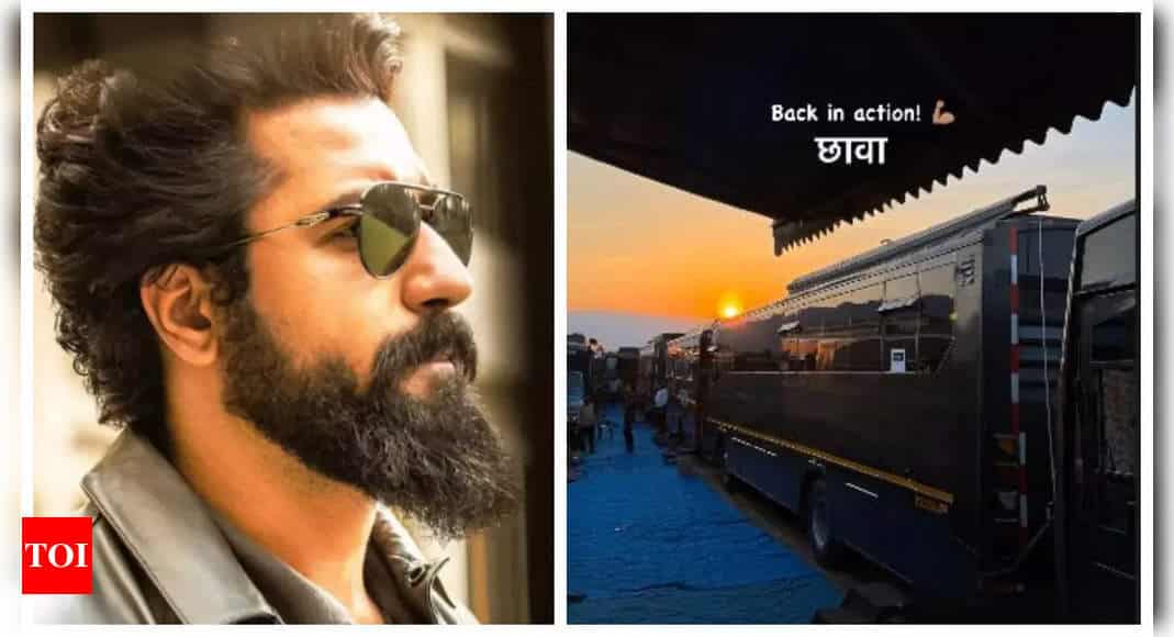 Vicky Kaushal resumes shooting for 'Chhaava' after recovering from injury: 'Back in action' - See photo | - Times of India 6 Vicky Kaushal resumes shooting for 'Chhaava' after recovering from injury: 'Back in action' - See photo | - Times of India