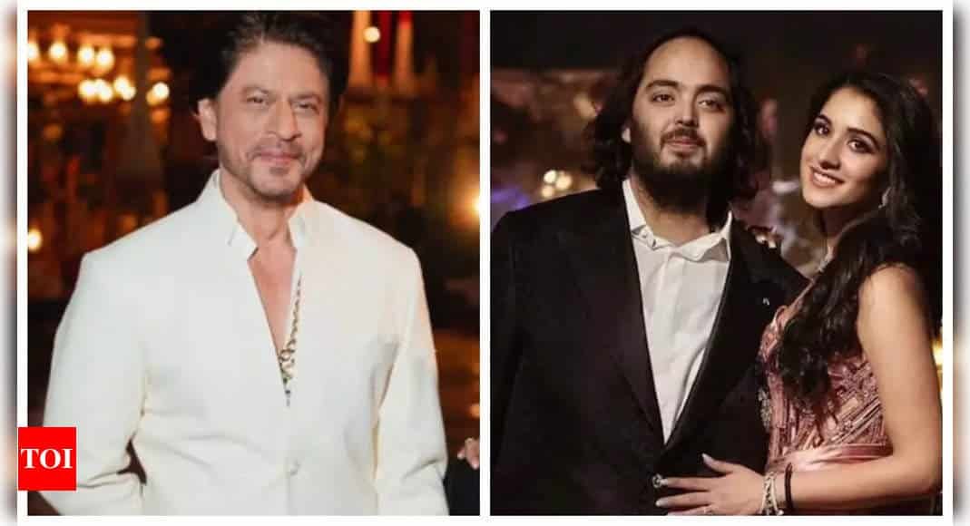 Mukesh Ambani reveals Shah Rukh Khan is son Anant Ambani's 'Godfather' - WATCH | - Times of India