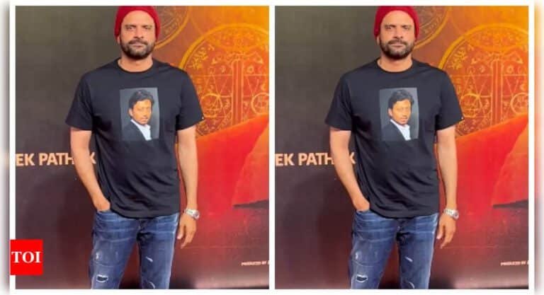 Jaideep Ahlawat pays a special tribute to the late actor Irrfan Khan at the special screening of 'Shaitaan'-Watch | Hindi Movie News - Times of India