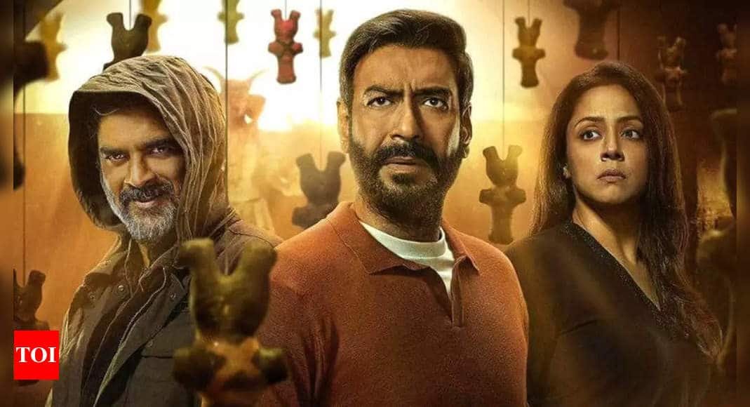 Shaitaan Full Movie Collection: Shaitaan box office collection day 1: Ajay Devgn, Jyotika, R Madhavan's film rakes in double digits on opening day, to earn Rs 15 crore | - Times of India