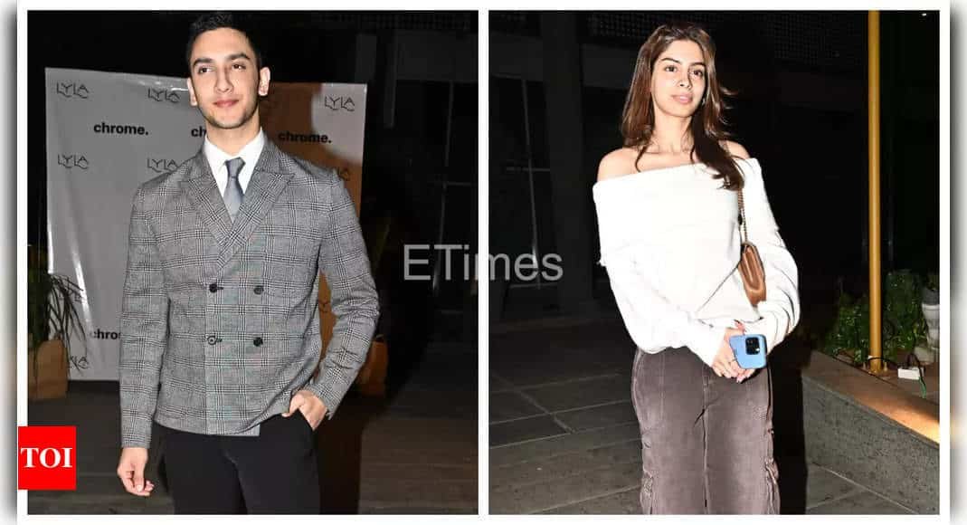 Amidst dating rumours, Khushi Kapoor and Vedang Raina step out in the city together - See photos | - Times of India