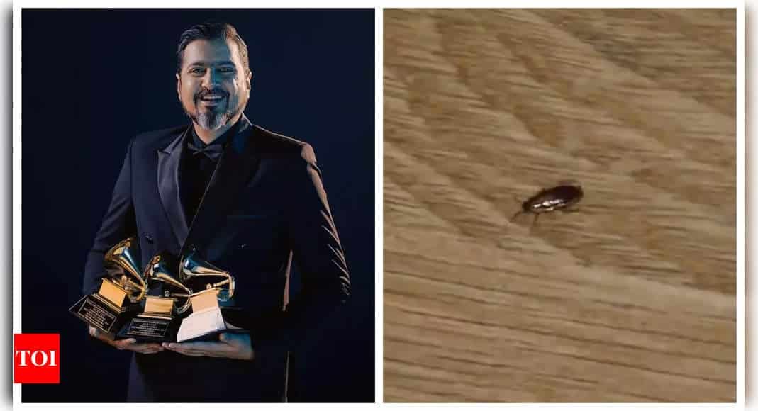 Grammy winner Ricky Kej details harrowing stay at budget hotel; shares video of cockroach in room | - Times of India