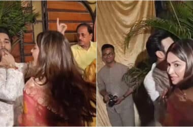 Newlyweds Pulkit Samrat and Kriti Kharbanda return to Mumbai, dance to dhol beats during graha pravesh | Hindi Movie News - Times of India 11 Newlyweds Pulkit Samrat and Kriti Kharbanda return to Mumbai, dance to dhol beats during graha pravesh | Hindi Movie News - Times of India