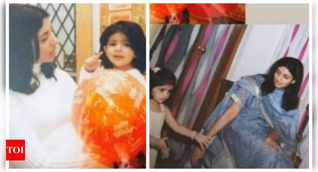 Navya Naveli Nanda wishes mom Shweta Bachchan on birthday with precious throwback photos - See post | - Times of India