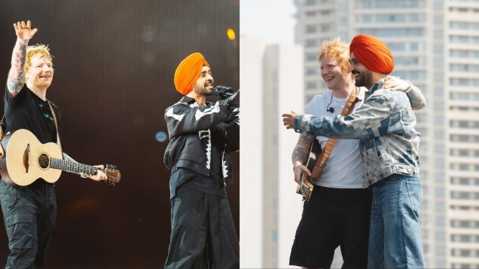 Diljit Dosanjh shares unseen pics with ‘beautiful soul’ Ed Sheeran from his Mumbai visit. See post