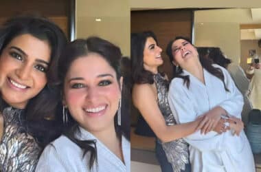 Vijay Varma captures candid photo of Samantha Ruth Prabhu and Tamannaah Bhatia sharing a warm hug: 'This meeting was long overdue' | Hindi Movie News - Times of India 23 Vijay Varma captures candid photo of Samantha Ruth Prabhu and Tamannaah Bhatia sharing a warm hug: 'This meeting was long overdue' | Hindi Movie News - Times of India
