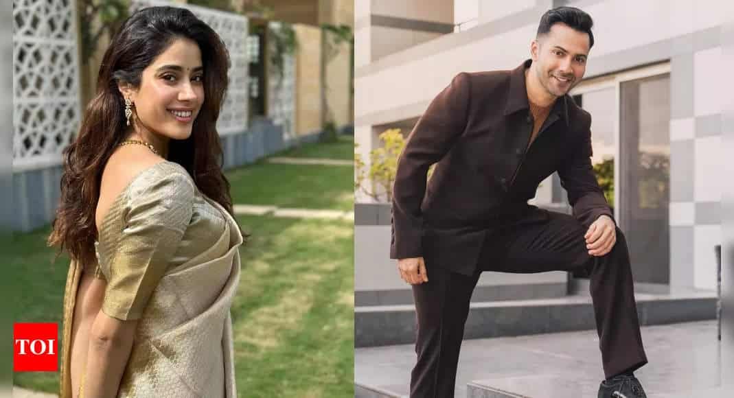 "Tie your laces," Janhvi Kapoor teases her 'Bawaal' co-star Varun Dhawan on social media | - Times of India
