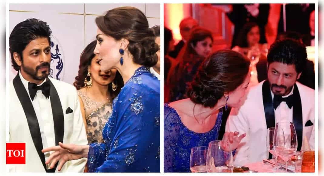 When Shah Rukh Khan struggled to explain 'Paalak' to Kate Middleton and Prince William at the Mumbai charity ball: 'I didn’t want to disappoint them...' | - Times of India