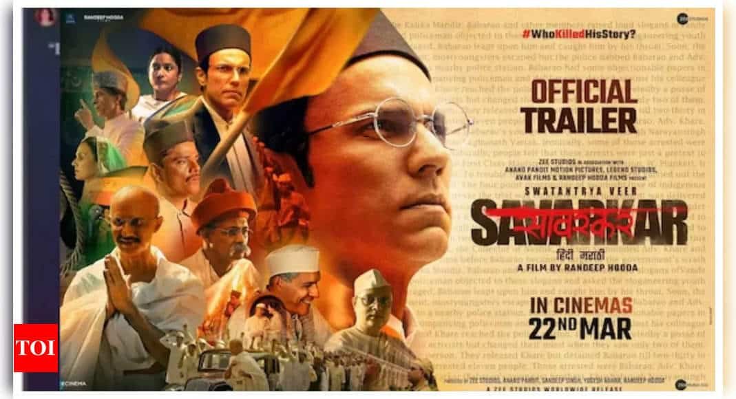 The Marathi version of Randeep Hooda's directorial 'Swatantrya Veer Savarkar' will not be released tomorrow as scheduled—Exclusive! | Hindi Movie News - Times of India