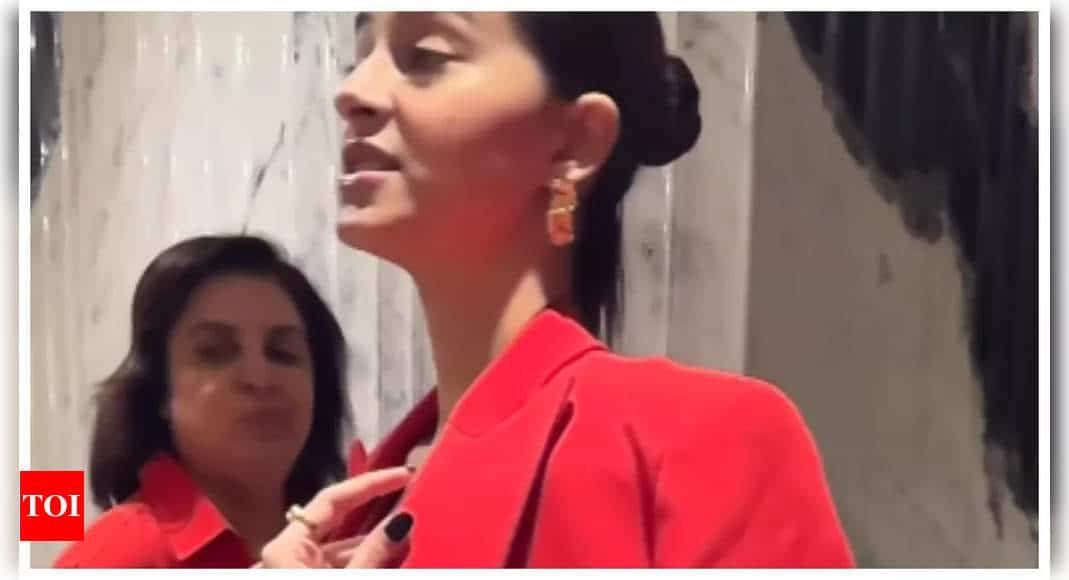 Farah Khan and Ananya Panday's fun reel will leave you in splits | Hindi Movie News - Times of India