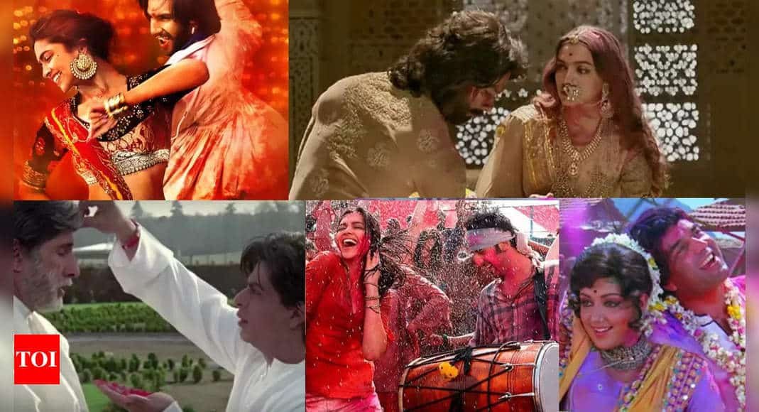 Bollywood's most iconic Holi scenes | - Times of India