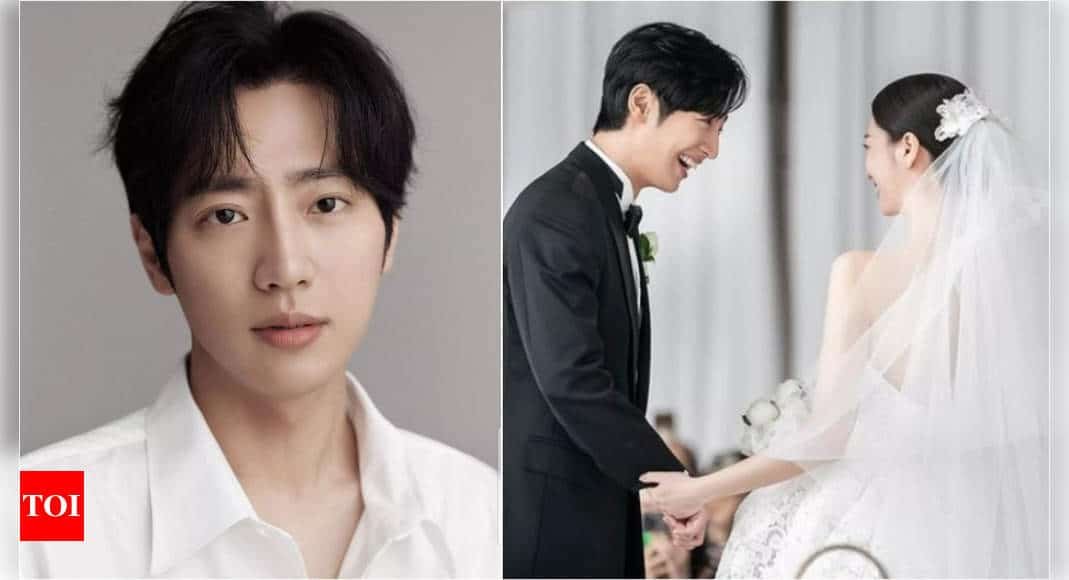 Actor Lee Sang Yeob ties the knot and shares heartwarming wedding snaps - Times of India