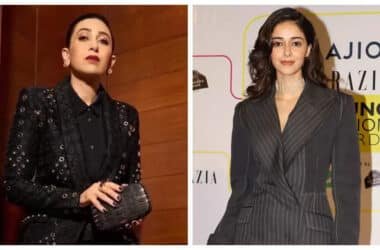 Ananya Panday wears Karisma Kapoor-inspired outfit as she attends an event in the city - See photos | - Times of India