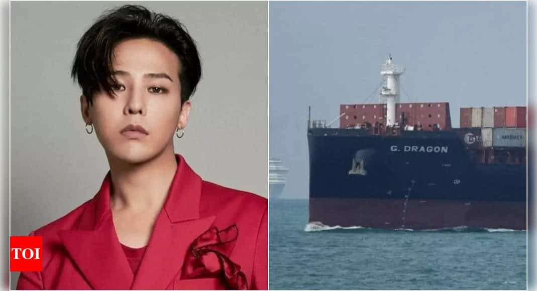 A container ship gets named after G-Dragon | K-pop Movie News - Times of India