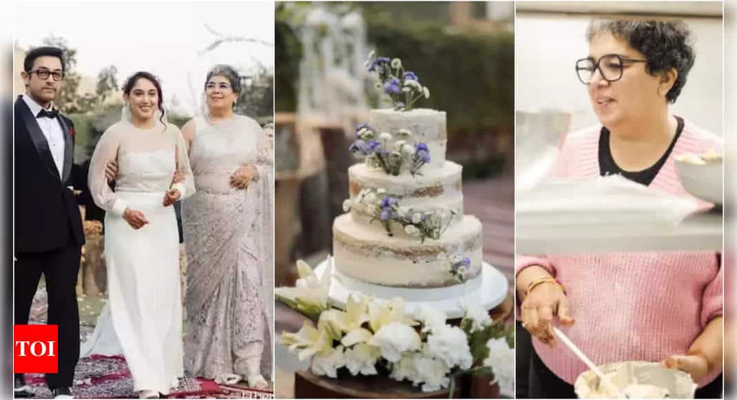 Reena Dutta baked Ira Khan and Nupur Shikhare's wedding cake in Udaipur - see pics | - Times of India 6 Reena Dutta baked Ira Khan and Nupur Shikhare's wedding cake in Udaipur - see pics | - Times of India