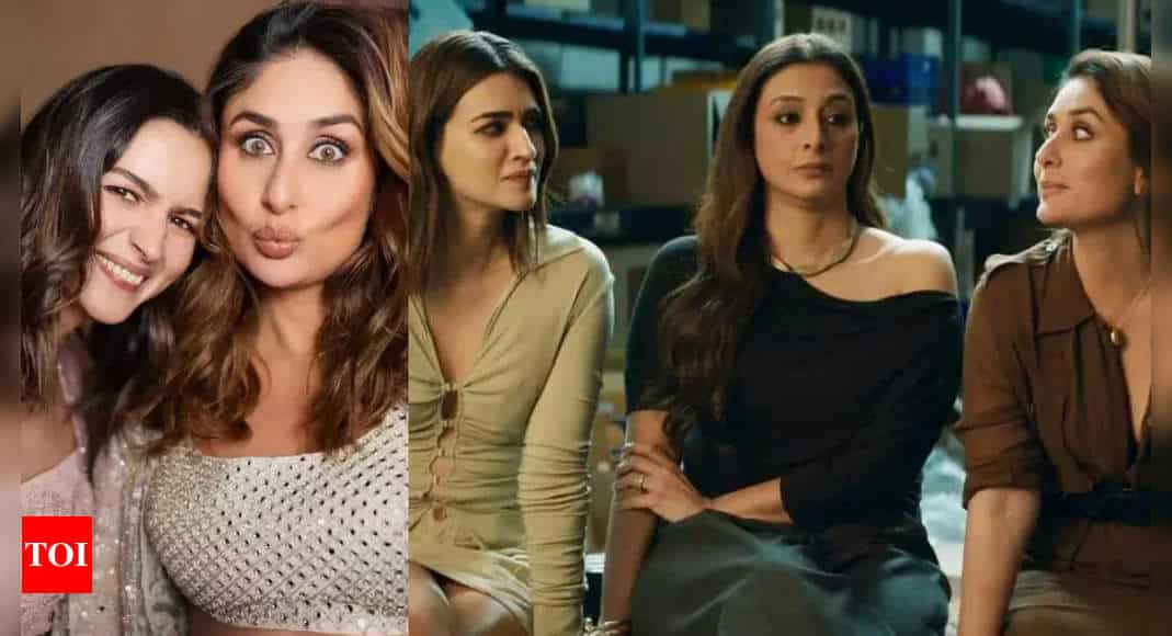 Alia Bhatt cheers for Kareena Kapoor Khan, Tabu, Kriti Sanon starrer 'Crew' as the film sets cash registers ringing at the box office! | Hindi Movie News - Times of India 7 Alia Bhatt cheers for Kareena Kapoor Khan, Tabu, Kriti Sanon starrer 'Crew' as the film sets cash registers ringing at the box office! | Hindi Movie News - Times of India