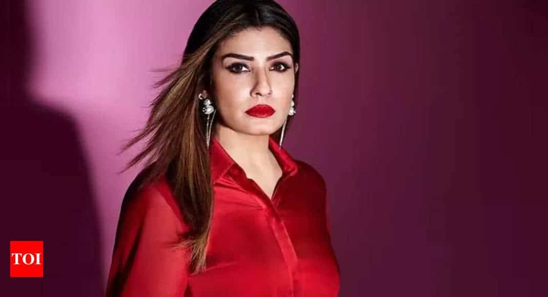Raveena Tandon recalls the director's outburst over a scene with 'Comatose' child, Deets Inside | Hindi Movie News - Times of India
