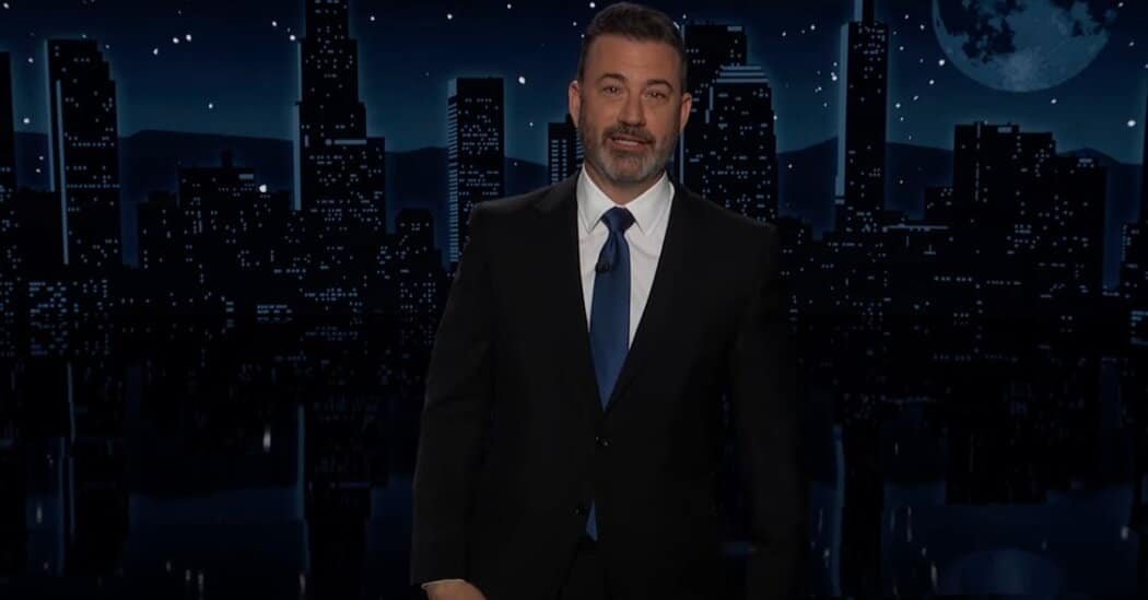 Jimmy Kimmel Gets a Kick Out of Bothering Trump