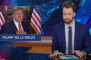 Jordan Klepper Teases Trump for Selling Bibles 13 Jordan Klepper Teases Trump for Selling Bibles