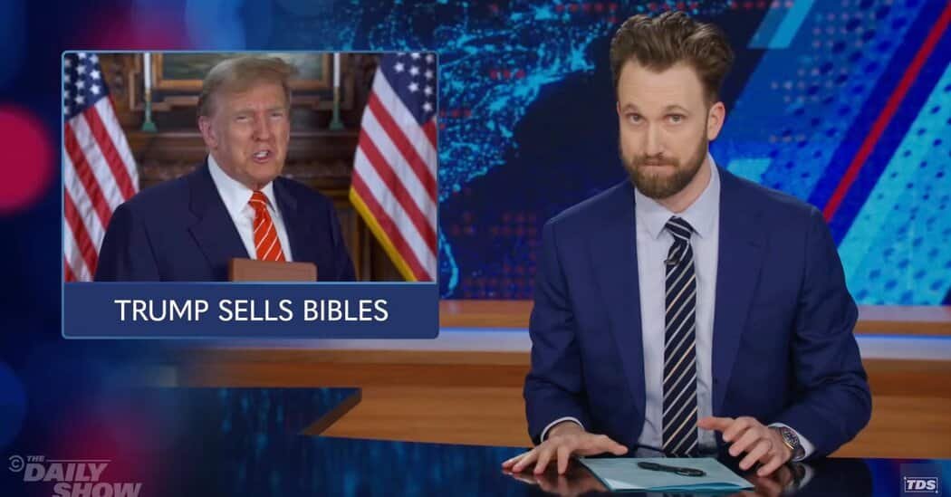 Jordan Klepper Teases Trump for Selling Bibles