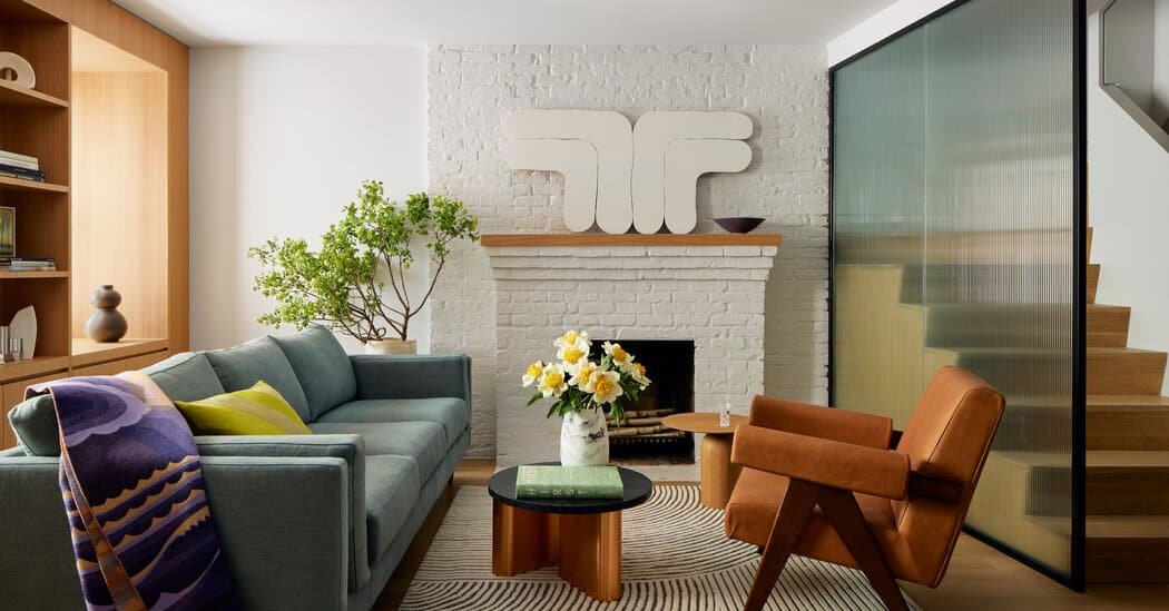 An Upper West Side Home With Wallpaper Murals and Terrazzo Everywhere