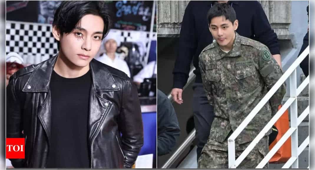 BTS' V amazes fans with muscular transformation during recent surprise appearance | K-pop Movie News - Times of India