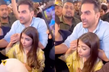 Arbaaz Khan protects wife Sshura as they get mobbed by a massive crowd outside a restaurant | Hindi Movie News - Times of India 11 Arbaaz Khan protects wife Sshura as they get mobbed by a massive crowd outside a restaurant | Hindi Movie News - Times of India