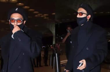 Ranveer Singh hides his face at the airport, fans wonder if he's hiding his 'Don 3' look, but he wins the internet with THIS gesture - WATCH | Hindi Movie News - Times of India 24 Ranveer Singh hides his face at the airport, fans wonder if he's hiding his 'Don 3' look, but he wins the internet with THIS gesture - WATCH | Hindi Movie News - Times of India