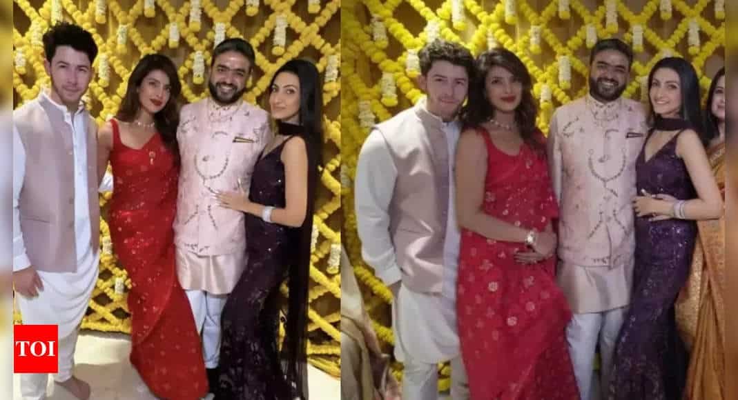 Decoding Priyanka Chopra and Nick Jonas’ ethereal ethnic look from Siddharth Chopra's roka ceremony | - Times of India