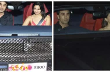 Alia Bhatt and Ranbir Kapoor make a stylish appearance as they get snapped in the city; his brand new luxury car grabs eyeballs - See photos | - Times of India