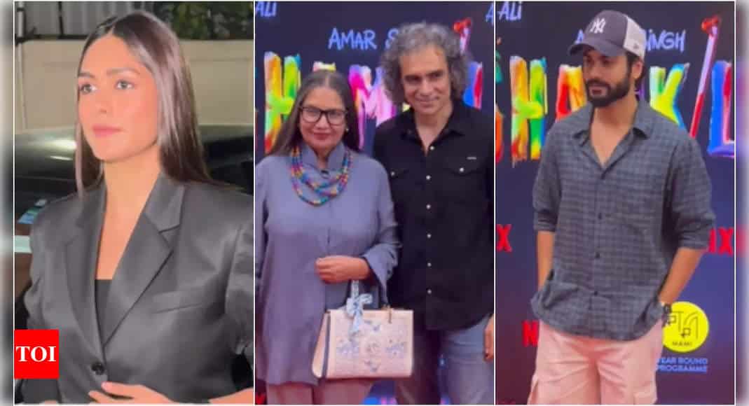 Mrunal Thakur, Shabana Azmi, Sunny Kaushal and more: Celebs attend 'Amar Singh Chamkila' special screening - Video inside - Times of India 8 Mrunal Thakur, Shabana Azmi, Sunny Kaushal and more: Celebs attend 'Amar Singh Chamkila' special screening - Video inside - Times of India